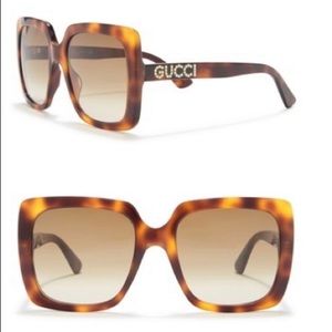 Gucci 54mm Oversized Square Sunglasses